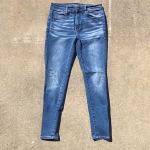 American Eagle high rise jeggings skinny jeans 4 short